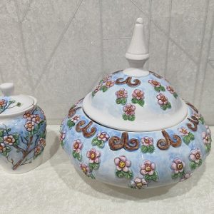 ست شکلات خوری و قندان
